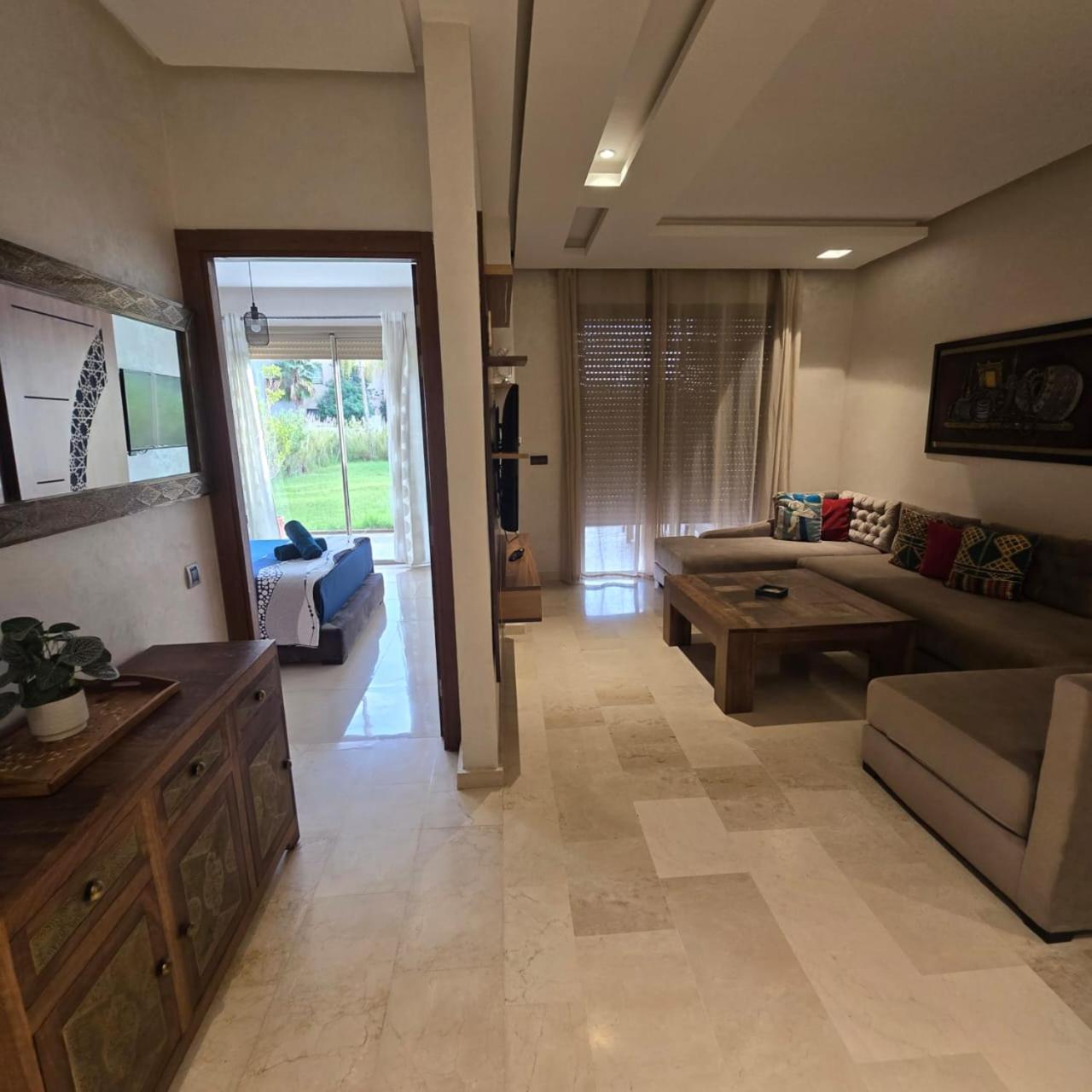 Cosy Flat 2 Bedrooms With Pool And Garden Appartamento Marrakesh